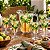 Jogo Com Jarra 1,3L e 6 Taças 340ml Palm Hand Painting Cristal - Imagem 4