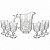 Conjunto Jarra 1,7L e 6 Taças 280ml Canary Cristal Transparente - Imagem 1