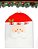 Jogo Com 6 Capas Natalinas Encosto Para Cadeira Papai Noel Ho Ho Ho - Imagem 2