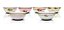 Jogo com 6 Tigelas Porcelana Bowl Rose 500ml Casa Ambiente. - Imagem 1