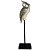 Escultura Pássaro Garça Com Pedestal 55cm Madrepérola SALDÃO. - Imagem 1