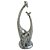 Escultura Estátua Casal De Girafas 38x16x14cm Resina Importada SALDÃO. - Imagem 1
