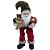 Boneco Papai Noel Sentado 50cm  Enfeite de Natal Para Bancada Saldão - Imagem 1