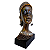 Escultura Busto Africana Decorativa Resina 34x17cm Saldão - Imagem 2