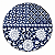 Prato Giratório Centro de Mesa 60cm Azulejos Portugueses - Imagem 1