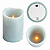 Vela Parafina e Led 10cm Cor Azul Chama Oscila Branco Quente - Imagem 3