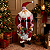 Boneco Papai Noel 127cm em Pé Super Luxo Decoração Natalina - Imagem 2