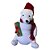 Urso Natalino 60cm Com Luz e Movimento 127V e 220V - Imagem 2