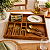 Bandeja Organizadora Bambu 39x34x4cm WoodArt - Imagem 3