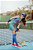vestido  de TENNIS | nadador SLIM | .  estampa QUADRICULADO ÁGUA  . ÖTA TENNIS CLUB . - Imagem 1