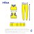Conjunto Infantil Fitness HAPPY YOGA _ Estampa OS BICHOS_WHT - Imagem 4