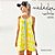 vestido  de TENNIS | nadador |RODADO| .  estampa SMASH_ AMARELO COM BRANCO . ÖTA TENNIS CLUB - Imagem 1