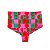 HOT PANT PARA BEACH TENISTA/SURF .  estampa GEOMÉTRICOS VERDE COM VERMELHO . ÖTA TENNIS CLUB - Imagem 2