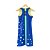 vestido  de TENNIS  E BEACH TENNIS | nadador  SLIM| .  estampa  BRASIL CELESTE . OTA . - Imagem 3