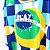 vestido  de TENNIS  E BEACH TENNIS | nadador  SLIM| .  estampa  BRASIL GEOMÉTRICO . OTA . - Imagem 4