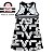 vestido de TENNIS e B.T | nadador OSAKA . SMASH PARADISE BLACK. ÖTA TENNIS CLUB - Imagem 3