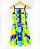 vestido  de TENNIS E BEACH TENNIS | SERENA| .  estampa GEOMÉTRICOS ROXO E AMARELO FLUOR  . OTA TENNIS CLUB - Imagem 3
