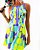 vestido  de TENNIS E BEACH TENNIS | SERENA| .  estampa GEOMÉTRICOS ROXO E AMARELO FLUOR  . OTA TENNIS CLUB - Imagem 1