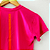 CAMISETA BABY LOOK BIA - MINIMALISTA ÖTA - ROSA CHICLETE- LARANJA FLUOR . ÖTA TENNIS CLUB - Imagem 2