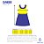 vestido  de TENNIS |BIA| .  estampa MINIMALISTA BLUE PARADISE  . ÖTA TENNIS CLUB - Imagem 3