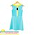vestido  de TENNIS |BIA| .  estampa MINIMALISTA BLUE PARADISE  . ÖTA TENNIS CLUB - Imagem 2