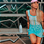 vestido  de TENNIS |MARIA ESTHER| .  estampa racket BLUE. PARADISE .  ÖTA TENNIS CLUB - Imagem 1