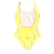 MAIÔ LUA (BODY) ADULTO . estampa GARÇA-REAL YELLOW . OTA . - Imagem 2