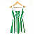 vestido  de TENNIS |ONS| .  estampa RAIO-DE-LUZ VERDE  . ÖTA TENNIS CLUB - Imagem 2