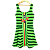 vestido  de TENNIS |ONS| .  estampa MAITACA-VERDE . ÖTA TENNIS CLUB - Imagem 3