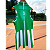 vestido  de TENNIS |RYBAKINA| .  estampa  RAIO DE LUZ_GREEN . ÖTA TENNIS CLUB - Imagem 7