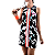 vestido de TENNIS e B.T | nadador OSAKA . GEOMÉTRICO POP ART BLACK . ÖTA TENNIS CLUB - Imagem 1