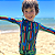 BLUSA DE PROTEÇÃO infantil SLIM . estampa TANGARÁ DANÇARINO . OTA . - Imagem 2