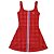 vestido  de TENNIS |ONS| .  estampa SQUARE VERMELHO . LA DOLCE VITA . ÖTA TENNIS CLUB - Imagem 1