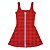 vestido  de TENNIS |ONS| .  estampa SQUARE VERMELHO . LA DOLCE VITA . ÖTA TENNIS CLUB - Imagem 3