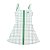 vestido  de TENNIS |ONS| .  estampa SQUARE BRANCO . LA DOLCE VITA . ÖTA TENNIS CLUB - Imagem 1