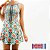 vestido  | SERENA| .  estampa FLOR DE LARANJEIRA . LA DOLCE VITA . OTA TENNIS CLUB - Imagem 1