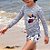BLUSA DE PROTEÇÃO infantil SLIM . estampa COCORICÓ. CLUBINHO COCORICÓ . OTA . - Imagem 4