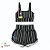 SHORT FREEDOM -estampa BHS.2 BLACK. BAUHAUS . ÖTA TENNIS CLUB - Imagem 3