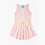 vestido de TENNIS e B.T | BADOSA . estampa RACKET TENNIS ROSE . OTA TENNIS CLUB - Imagem 2