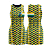 vestido de TENNIS e B.T | BADOSA. estampa MAR BRASILEIRO AMARELO . ÖTA TENNIS CLUB - Imagem 3