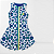 vestido de TENNIS e B.T | BADOSA . ONÇA PINTADA BRASIL . ÖTA TENNIS CLUB - Imagem 1
