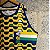 vestido de TENNIS E BEACH TENNIS | nadador SLIM| . estampa MAR BRASILEIRO AMARELO . OTA . - Imagem 4