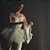 Collant de Ballet Infantil  com Tule. estampa Camomilas White . OTA . - Imagem 5