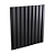 Ripado poliestireno 2800x16x55mm Santa Luzia preto 21352 - Imagem 3
