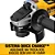 Esmerilhadeira Angular Dewalt 4-1/2 - 5 Pol. 20v MAX Brushless com 2 Baterias 5Ah Carregador Bivolt e Bolsa - DCG413H2-BR - Imagem 3