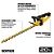 Aparador de Cerca Viva Dewalt 22 Pol. a Bateria 20V Max Li-Ion - DCHT820B-B3 - Imagem 2