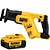 Combo Serra Sabre Compacta 1.1/8 Pol e Bateria de Li-Íon 20V MAX4,0Ah Premium XR - DEWALT-K7166 - Imagem 1