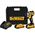 Parafusadeira e Furadeira de Impacto 1/4Pol. 20V Max Brushless 160Nm Com 2 Baterias 2,0Ah Carregador Bivolt e Maleta DEWALT-DCF7871D2-BR - Imagem 1