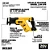 Serra Sabre Compacta 20V 1.1/8 Pol. com Bateria de Li-Ion 20V Max 2,0Ah DEWALT-K7383 - Imagem 3