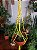 Suporte para plantas macramê com tingimento natural - Imagem 1